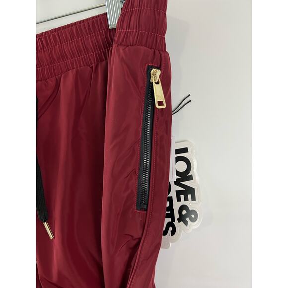 Women Love & Sports Track Jogger Pant Set of 2 Red Black Workout XXL (20) NEW - Picture 8 of 14